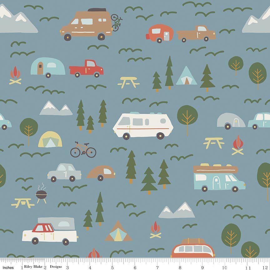 Upper Pines Campers Blue