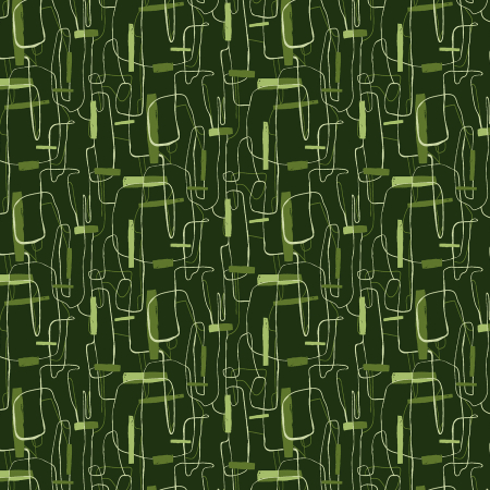 RJ4000-FG16 Brushstrokes - Forest Green Fabric