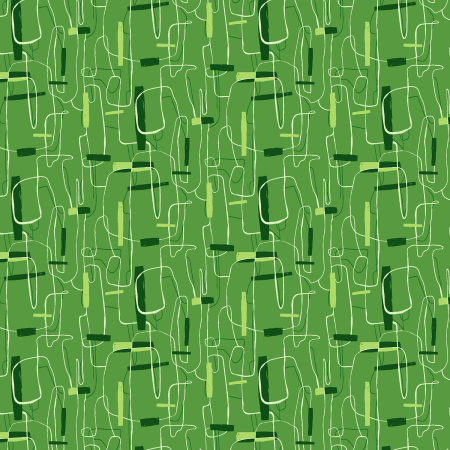 RJ4000-KG17 Brushstrokes - Kelly Green Fabric