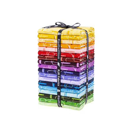 RJ4000P-FQB Brushstrokes Fat Quarter - Bundle