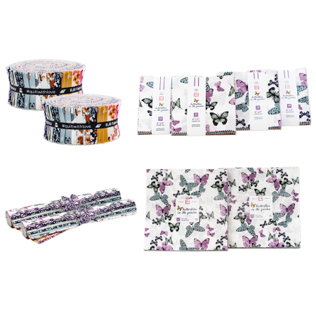 RJ5100P-2X2X2X4 Butterflies in the Garden Precut Pack