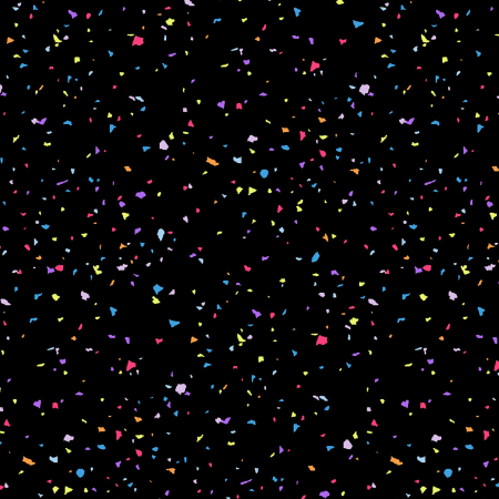 RJ1410-MB1 Confetti - Multi On Black Fabric
