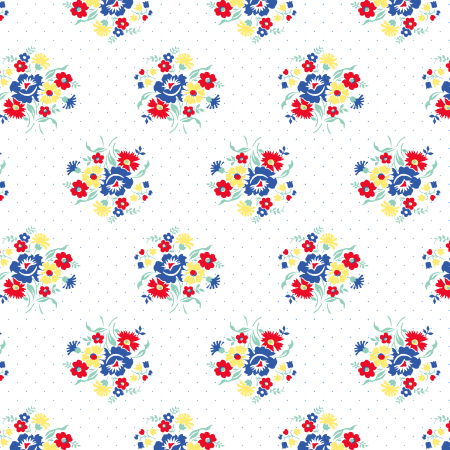 RJ5400-BR1 Everything But The Kitchen Sink XVI - Picking Posies - Bright Fabric