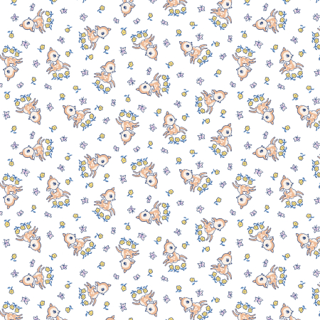 RJ5401-WC3 Everything But The Kitchen Sink XVI - Frolic In The Meadow - White Cloud Fabric