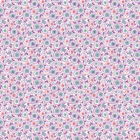 RJ5402-PH3 Everything But The Kitchen Sink XVI - Flower Seeds - Pink Hints Fabric
