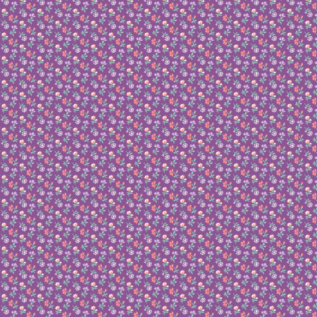 RJ5405-DO3 Everything But The Kitchen Sink XVI - Petal Song - Dark Orchid Fabric