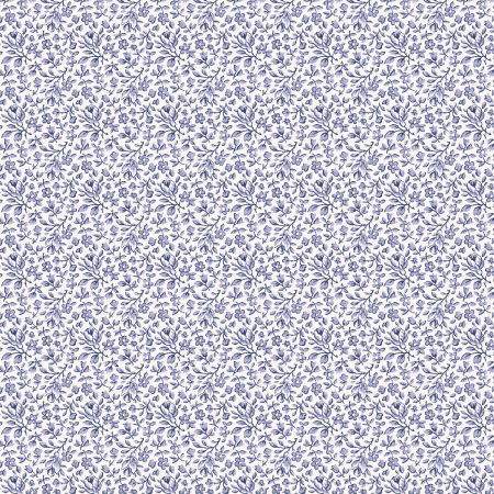 RJ2703-LI4 Garden Toile - Mini Bloom - Lilac Fabric