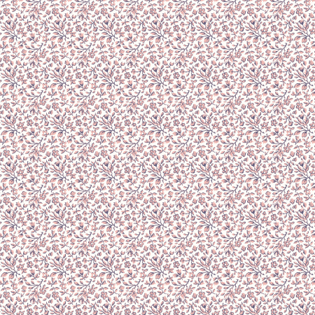 RJ2703-PI3 Garden Toile - Mini Bloom - Pink Fabric