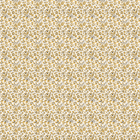 RJ2703-YE2 Garden Toile - Mini Bloom - Yellow Fabric