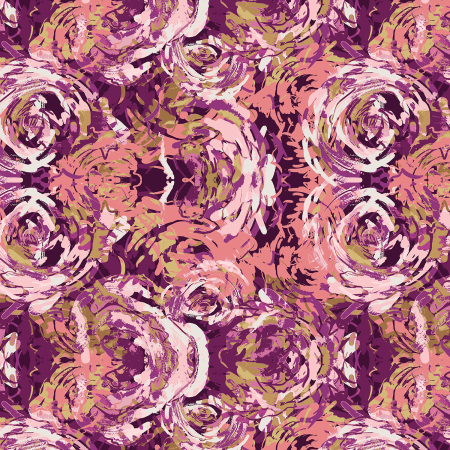 RJ3300-FR2 I Must Have Flowers - Daybreak - French Rose Digiprint Fabric