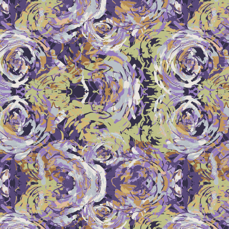 RJ3300-GG3 I Must Have Flowers - Daybreak - Garden Green Digiprint Fabric