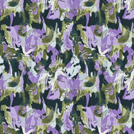 RJ3302-DF3 I Must Have Flowers - What a Lovely Thing - Dark Forest Digiprint Fabric
