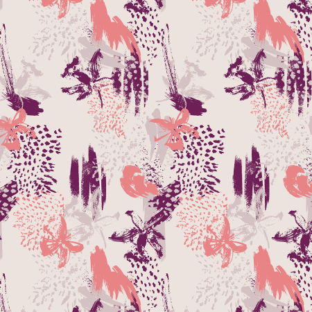 RJ3303-RO2 I Must Have Flowers - To the Flowers - Rose Digiprint Fabric
