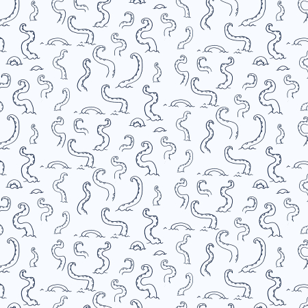 JG103-BS1 Kraken - Beware the Kraken - Bering Sea Fabric