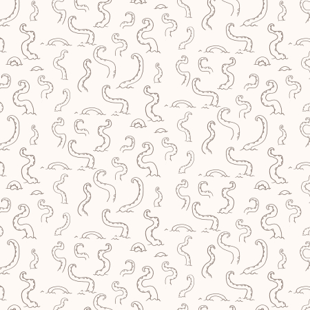 JG103-DR2 Kraken - Beware the Kraken - Driftwood Fabric