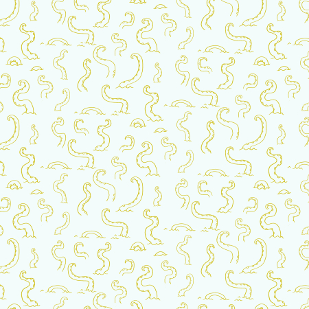 JG103-SE3 Kraken - Beware the Kraken - Seafoam Fabric