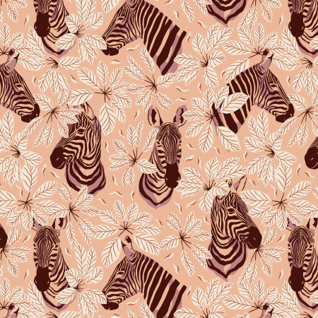 JD102-BK2 Magic of Serengeti - Happy Zebra - Butterfly Kisses Fabric