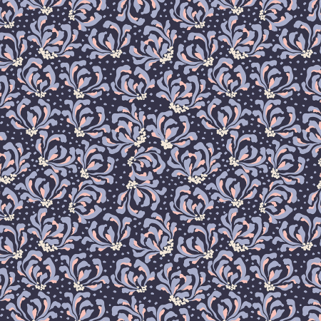 JD103-AS1 Magic of Serengeti - Blooming Flowers - Amethyst Shadow Fabric