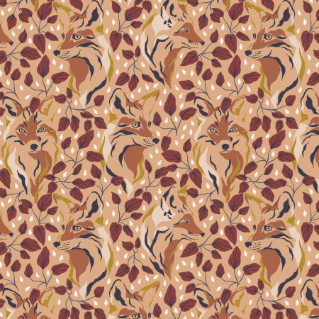 JD201-FA1M Magic Of Yosemite - Elusive Fox - Fawn Metallic Fabric