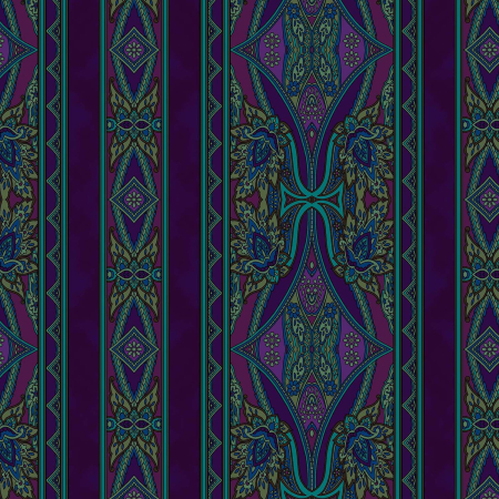 JB701-MA2 Maison - Border - Magenta Fabric