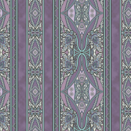 JB701-TM4 Maison - Border - Taupe Mauve Fabric
