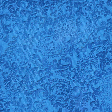 JB703-BL5 Maison - Embossed Scroll - Blue Fabric