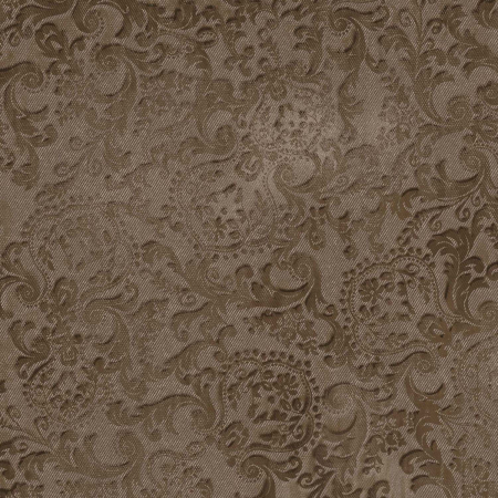 JB703-BR2 Maison - Embossed Scroll - Brown Fabric