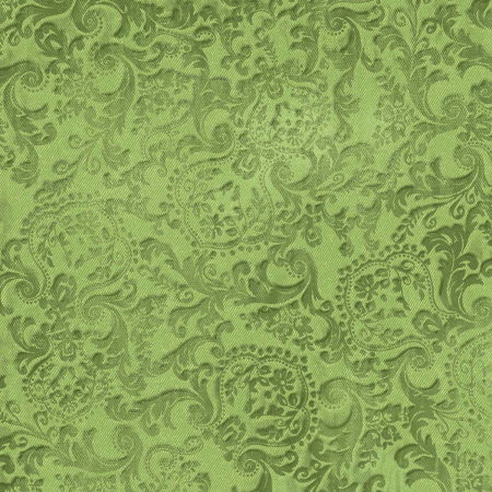 JB703-LI6 Maison - Embossed Scroll - Lime Fabric