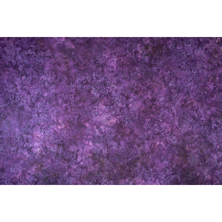 JB803-IN6B Malam Batiks IX - Tropical Summer - Peony - Indigo Batik Fabric
