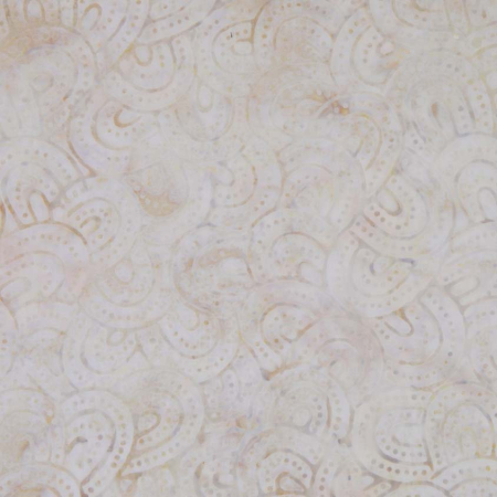 JB500-BE1B Malam Batiks VIII - Ovals - Beige Batik Fabric