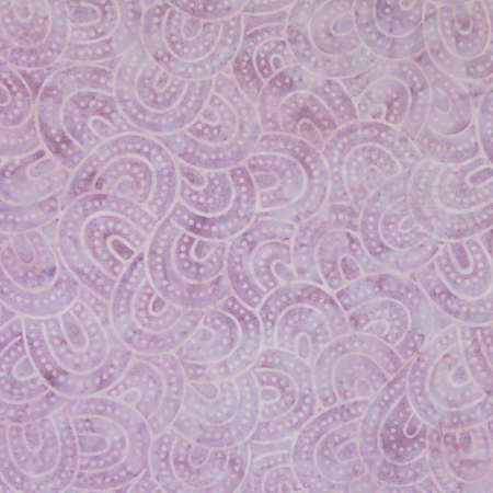 JB500-LI3B Malam Batiks VIII - Ovals - Lilac Batik Fabric