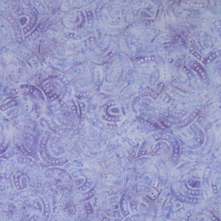 JB500-PE4B Malam Batiks VIII - Ovals - Periwinkle Batik Fabric