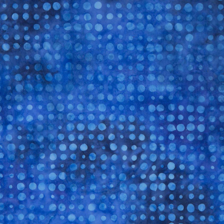 JB503-NA6B Malam Batiks VIII - Dots - Navy Batik Fabric