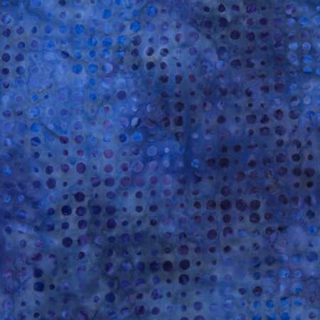 JB503-SL7B Malam Batiks VIII - Dots - Slate Batik Fabric