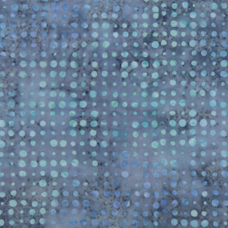 JB503-TE2B Malam Batiks VIII - Dots - Teal Batik Fabric