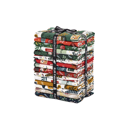 YX100P-FQB Merry Memories Metallic Fat Quarter - Bundle