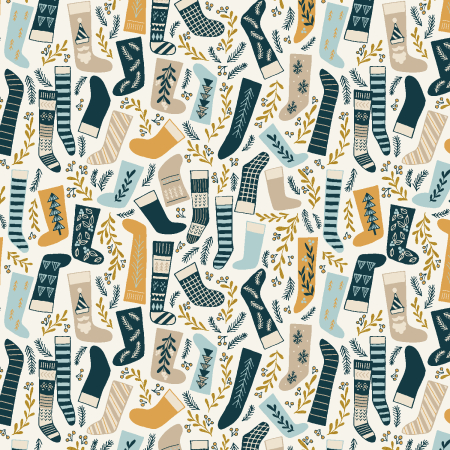 YX104-BT3M Merry Memories - Pleasant Surprises - Blue Teal Metallic Fabric