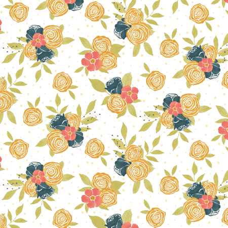 RJ5501-TI2 Moonlight Garden - Corsage - Tisane Fabric