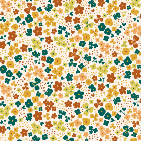 RJ4501-GM1 Neighboring Woods - Ditsy Field - Green Multi Fabric