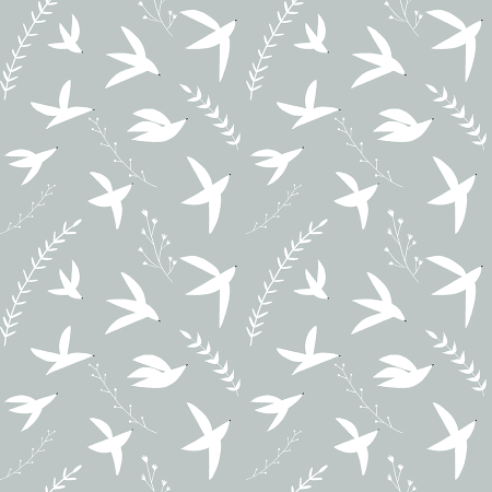 ID104-SK3 Pond Life - Birds in Flight - Sky Fabric