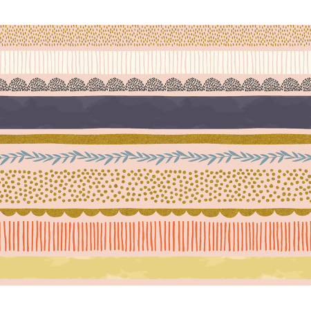 JM204-DA1M Summer in the Cotswolds - Bumble Bee - Daybreak Metallic Fabric