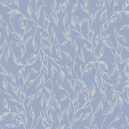 PS203-SK6M Summer Rose - Munstead - Sky Metallic Fabric