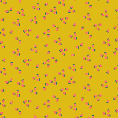 YX105-EA2 Sunday Afternoon - Seasonal Strawberries - Earliglow Fabric