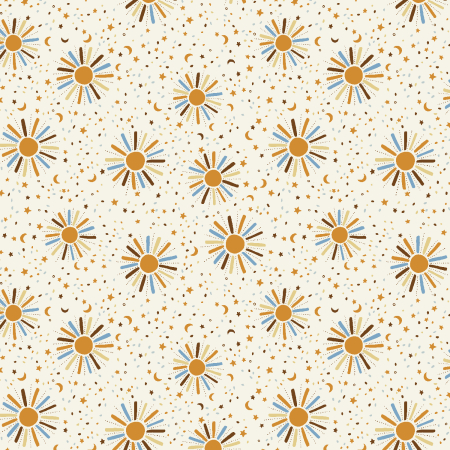 RJ5201-SD1 Sunny Days Ahead - When Clouds Part - Sun Dial Fabric
