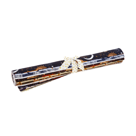 RJ3900P-FQR Tails from Under the Moon Metallic Fat Quarter - Roll