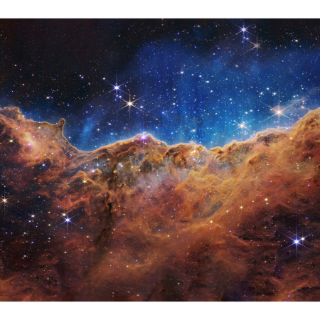 RJ6020-FI1D The Hidden Universe - Carina Nebula - Fire And Ice Digiprint Fabric
