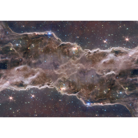 RJ6021-GR1D The Hidden Universe - Cosmic Cliffs - Grey Digiprint Fabric