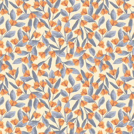 JM302-AP2 Twilight Meadows - Branching Out - Apricot Fabric