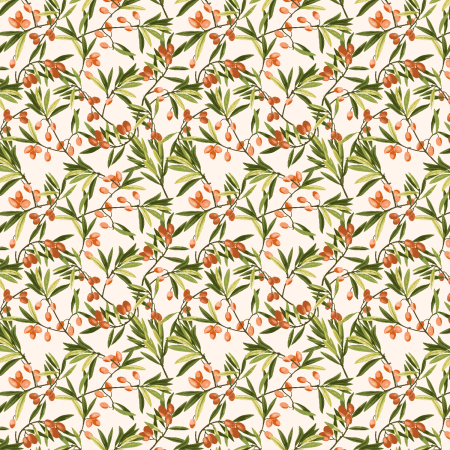 RJ4301-CR2 Viaggio A Venezia - Italian Olives - Cerignola Red Fabric