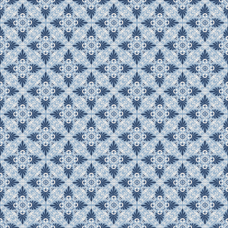 RJ4302-IB3 Viaggio A Venezia - Sicilian Tiles - Italian Blue Fabric